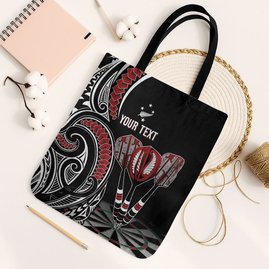 New Zealand Darts Personalized Hei Manaia Tote Bag Classic Kowhaiwhai