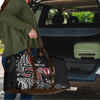 New Zealand Darts Personalized Hei Manaia Travel Bag Classic Kowhaiwhai LT7 - Polynesian Pride