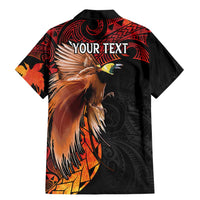 Papua New Guinea Personalised Family Matching Mermaid Dress and Hawaiian Shirt Grunge Style 49th Independence Anni