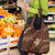Aloha Hawaii Floral Tapa Grocery Bag Patchwork Mocha - Polynesian Pride