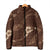 Aloha Hawaii Floral Tapa Padded Jacket Patchwork Mocha - Polynesian Pride