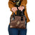 Aloha Hawaii Floral Tapa Shoulder Handbag Patchwork Mocha - Polynesian Pride