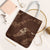 Aloha Hawaii Floral Tapa Tote Bag Patchwork Mocha - Polynesian Pride