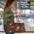 Aloha Hawaii Floral Tapa Travel Bag Patchwork Mocha - Polynesian Pride