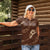 Aloha Hawaii Floral Tapa Women Polo Shirt Patchwork Mocha - Polynesian Pride