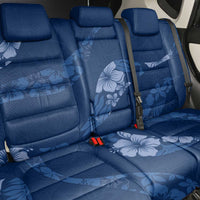 Aloha Hawaii Floral Tapa Back Car Seat Cover Patchwork Navy - Polynesian Pride