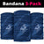 Aloha Hawaii Floral Tapa Neck Gaiter Patchwork Navy - Polynesian Pride