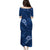 Aloha Hawaii Floral Tapa Puletasi Patchwork Navy - Polynesian Pride