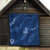 Aloha Hawaii Floral Tapa Quilt Patchwork Navy - Polynesian Pride