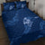 Aloha Hawaii Floral Tapa Quilt Bed Set Patchwork Navy - Polynesian Pride