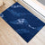 Aloha Hawaii Floral Tapa Rubber Doormat Patchwork Navy - Polynesian Pride