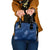 Aloha Hawaii Floral Tapa Shoulder Handbag Patchwork Navy - Polynesian Pride