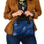 Aloha Hawaii Floral Tapa Shoulder Handbag Patchwork Navy - Polynesian Pride