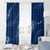 Aloha Hawaii Floral Tapa Window Curtain Patchwork Navy - Polynesian Pride