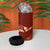 Aloha Hawaii Floral Tapa 4 in 1 Can Cooler Tumbler Patchwork Crimson - Polynesian Pride