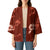 Aloha Hawaii Floral Tapa Kimono Patchwork Crimson - Polynesian Pride