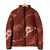 Aloha Hawaii Floral Tapa Padded Jacket Patchwork Crimson - Polynesian Pride