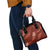 Aloha Hawaii Floral Tapa Shoulder Handbag Patchwork Crimson - Polynesian Pride