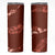 Aloha Hawaii Floral Tapa Skinny Tumbler Patchwork Crimson - Polynesian Pride