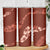 Aloha Hawaii Floral Tapa Skinny Tumbler Patchwork Crimson - Polynesian Pride