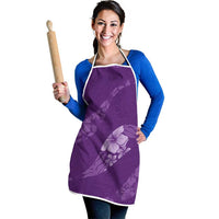 Aloha Hawaii Floral Tapa Apron Patchwork Violet - Polynesian Pride