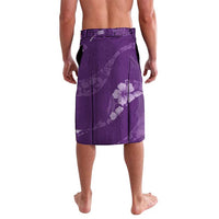 Aloha Hawaii Floral Tapa Lavalava Patchwork Violet - Polynesian Pride