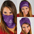 Aloha Hawaii Floral Tapa Neck Gaiter Patchwork Violet - Polynesian Pride