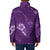 Aloha Hawaii Floral Tapa Padded Jacket Patchwork Violet - Polynesian Pride