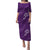 Aloha Hawaii Floral Tapa Puletasi Patchwork Violet - Polynesian Pride