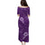 Aloha Hawaii Floral Tapa Puletasi Patchwork Violet - Polynesian Pride