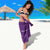 Aloha Hawaii Floral Tapa Sarong Patchwork Violet - Polynesian Pride