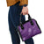 Aloha Hawaii Floral Tapa Shoulder Handbag Patchwork Violet - Polynesian Pride