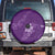 Aloha Hawaii Floral Tapa Spare Tire Cover Patchwork Violet - Polynesian Pride