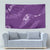 Aloha Hawaii Floral Tapa Tapestry Patchwork Violet - Polynesian Pride