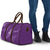 Aloha Hawaii Floral Tapa Travel Bag Patchwork Violet - Polynesian Pride