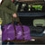 Aloha Hawaii Floral Tapa Travel Bag Patchwork Violet - Polynesian Pride