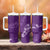 Aloha Hawaii Floral Tapa Tumbler With Handle Patchwork Violet - Polynesian Pride