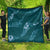 Aloha Hawaii Floral Tapa Quilt Patchwork Teal - Polynesian Pride