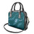 Aloha Hawaii Floral Tapa Shoulder Handbag Patchwork Teal - Polynesian Pride