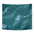 Aloha Hawaii Floral Tapa Tapestry Patchwork Teal - Polynesian Pride