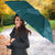 Aloha Hawaii Floral Tapa Umbrella Patchwork Teal - Polynesian Pride