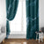 Aloha Hawaii Floral Tapa Window Curtain Patchwork Teal - Polynesian Pride