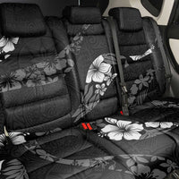 Aloha Hawaii Floral Tapa Back Car Seat Cover Patchwork Charcoal - Polynesian Pride
