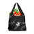 Aloha Hawaii Floral Tapa Grocery Bag Patchwork Charcoal - Polynesian Pride