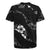 Aloha Hawaii Floral Tapa Rugby Jersey Patchwork Charcoal - Polynesian Pride