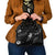 Aloha Hawaii Floral Tapa Shoulder Handbag Patchwork Charcoal - Polynesian Pride