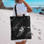 Aloha Hawaii Floral Tapa Tote Bag Patchwork Charcoal - Polynesian Pride