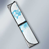 Aloha Hawaii Floral Tapa Auto Sun Shade Patchwork Turquoise - Polynesian Pride