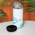 Aloha Hawaii Floral Tapa 4 in 1 Can Cooler Tumbler Patchwork Turquoise - Polynesian Pride