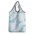 Aloha Hawaii Floral Tapa Grocery Bag Patchwork Turquoise - Polynesian Pride